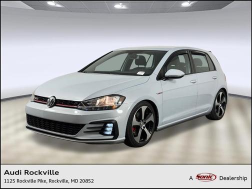 White Silver Metallic 2018 Volkswagen Golf GTI 2.0T S 4-Door