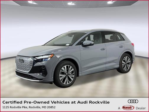 Pebble Gray 2023 Audi Q4 e-tron 40 Premium Plus