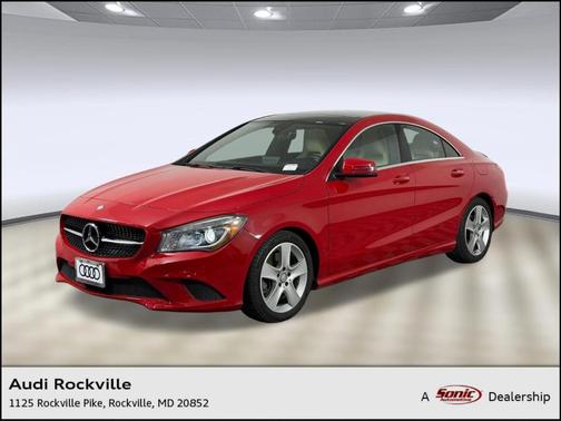 Red 2016 Mercedes-Benz CLA-Class 250