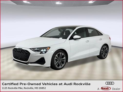 Arkona White 2025 Audi A3 Premium