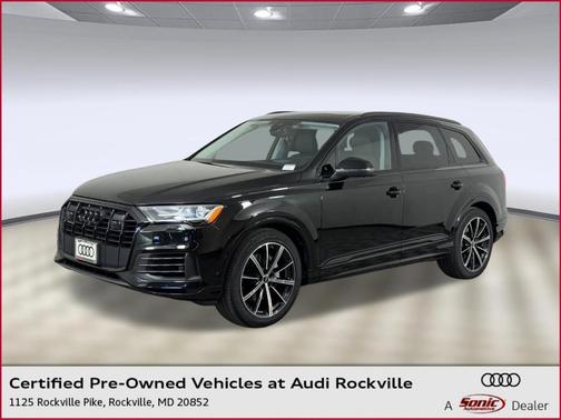 Mythos Black Metallic 2022 Audi Q7 55 Prestige