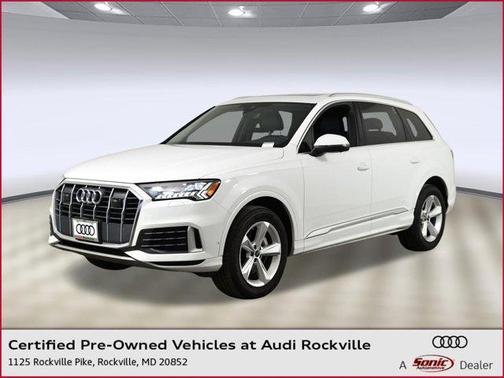 Carrara White 2023 Audi Q7 45 Premium Plus