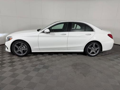 White 2015 Mercedes-Benz C-Class C 400 4MATIC
