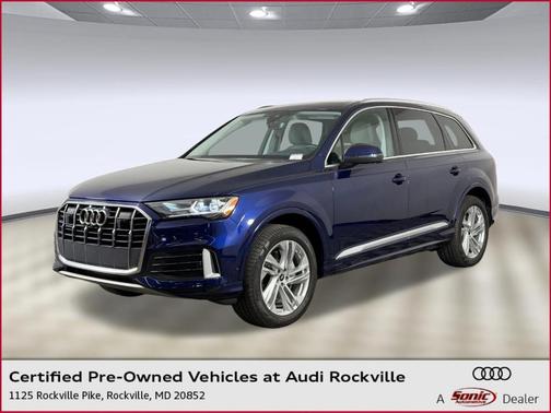 Navarra Blue Metallic 2023 Audi Q7 45 Premium