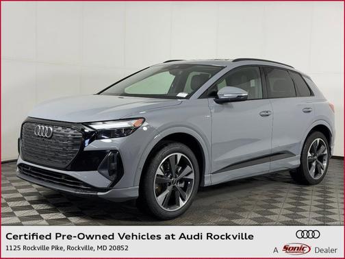 Pebble Gray 2023 Audi Q4 e-tron 50 Premium Plus