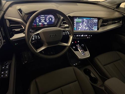 Pebble Gray 2025 Audi Q4 e-tron 45 Premium