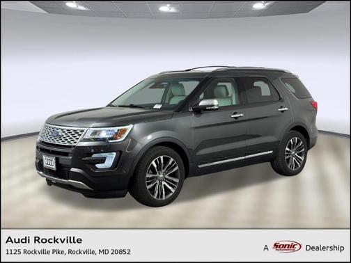 Gray 2016 Ford Explorer Platinum