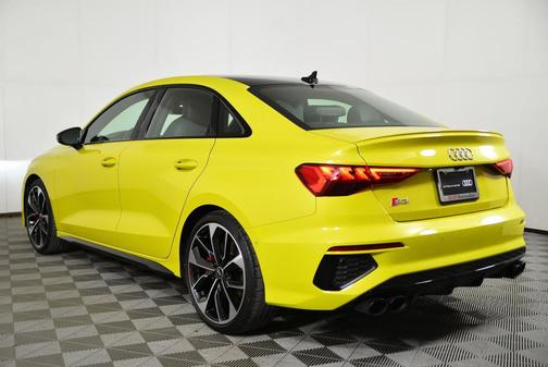 Python Yellow Metallic 2023 Audi S3 2.0T Premium Plus