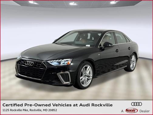 Mythos Black Metallic 2023 Audi A4 45 S line quattro Premium