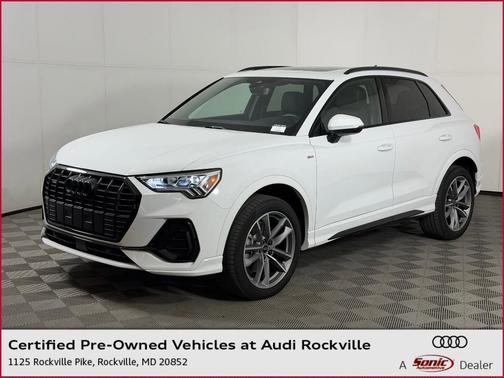 Arkona White 2025 Audi Q3 45 S line Premium