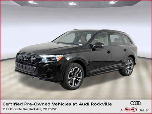 Mythos Black Metallic 2025 Audi Q7 45 Premium