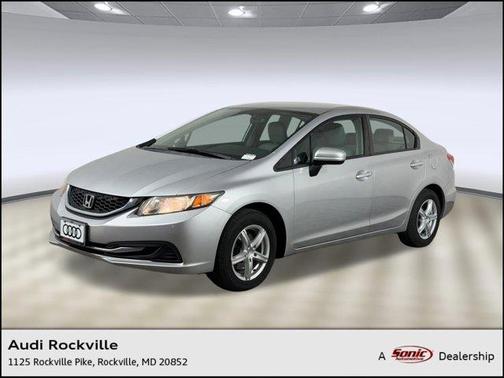 Silver 2015 Honda Civic LX