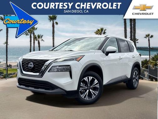 White 2023 Nissan Rogue SV