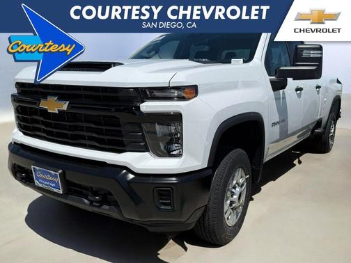 Summit White 2026 Chevrolet Silverado 2500 WT