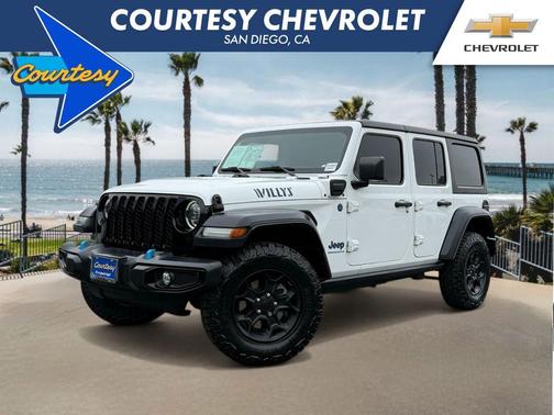 Bright White Clearcoat 2023 Jeep Wrangler 4xe Base