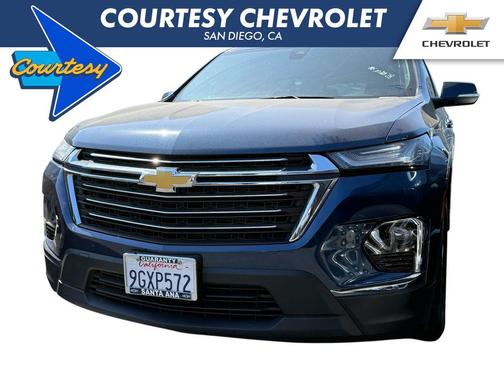Northsky Blue Metallic 2023 Chevrolet Traverse LT Cloth