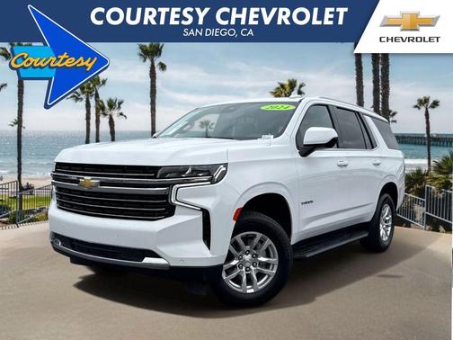 Summit White 2024 Chevrolet Tahoe LT