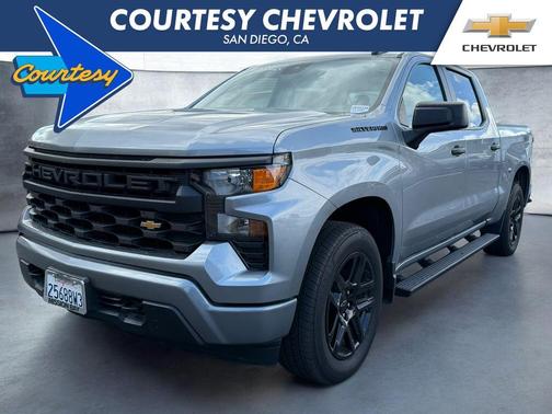 Sterling Gray Metallic 2023 Chevrolet Silverado 1500 Custom