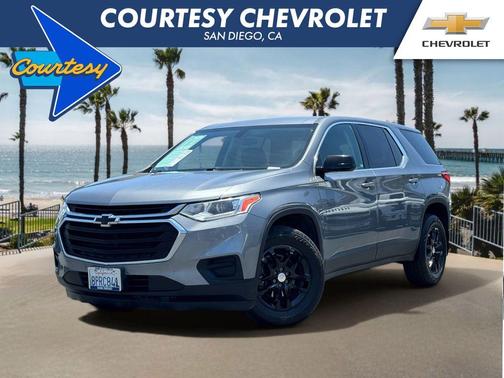 Satin Steel Metallic 2020 Chevrolet Traverse LS