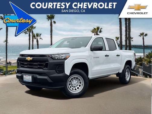 Summit White 2025 Chevrolet Colorado WT