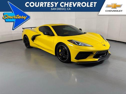 Yellow 2025 Chevrolet Corvette Stingray w/2LT