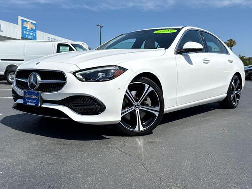 White 2025 Mercedes-Benz C-Class C 300