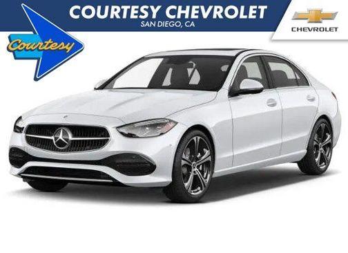 White 2025 Mercedes-Benz C-Class C 300