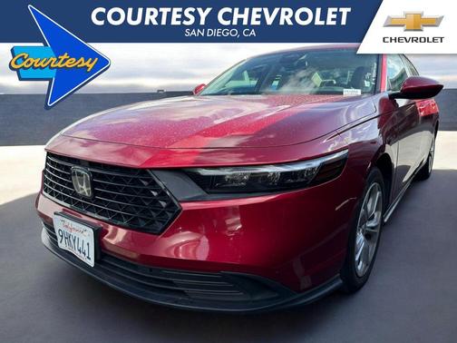 Radiant Red Metallic 2023 Honda Accord LX