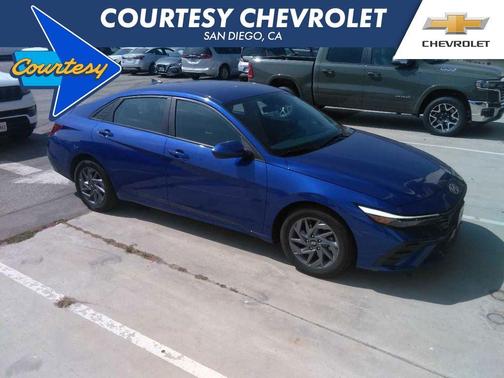 Intense Blue 2024 Hyundai ELANTRA SEL