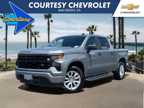 Sterling Gray Metallic 2026 Chevrolet Silverado 1500 Custom