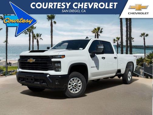 Summit White 2025 Chevrolet Silverado 2500 WT