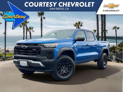 Glacier Blue Metallic 2023 Chevrolet Colorado Trail Boss