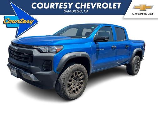 Glacier Blue Metallic 2023 Chevrolet Colorado Trail Boss