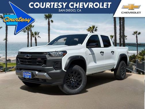 Summit White 2026 Chevrolet Colorado Trail Boss