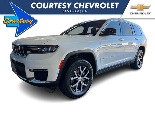 Bright White Clearcoat 2024 Jeep Grand Cherokee L Limited