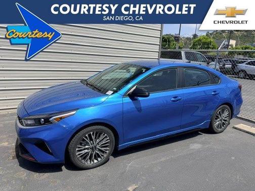 Blue 2023 Kia Forte GT-Line