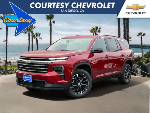 Radiant Red 2026 Chevrolet Traverse LT