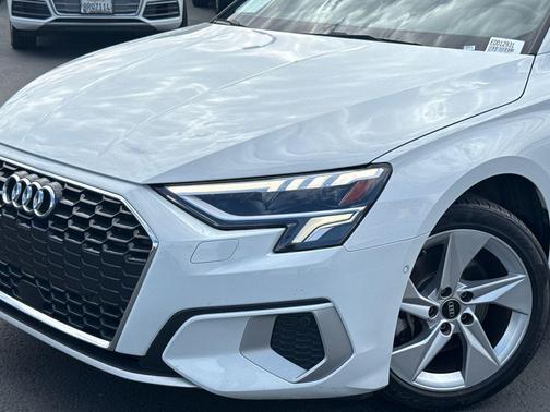 Glacier White Metallic 2024 Audi A3 40 Premium