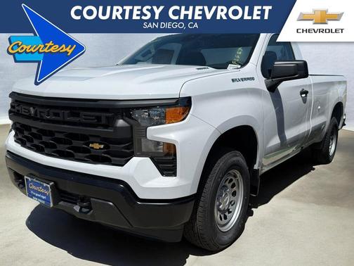 Summit White 2026 Chevrolet Silverado 1500 WT