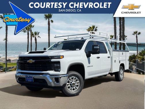 Summit White 2026 Chevrolet Silverado 2500 WT