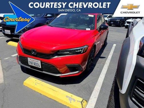 Red 2022 Honda Civic Sport