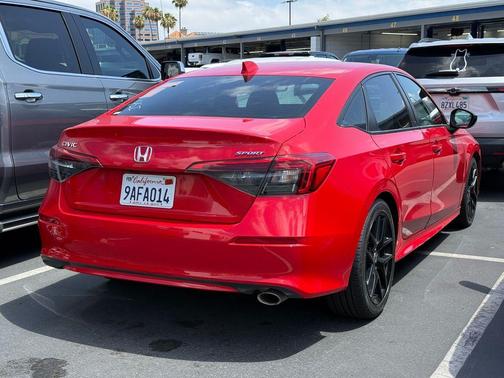 Red 2022 Honda Civic Sport