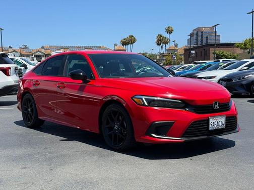 Red 2022 Honda Civic Sport