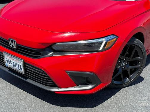 Red 2022 Honda Civic Sport