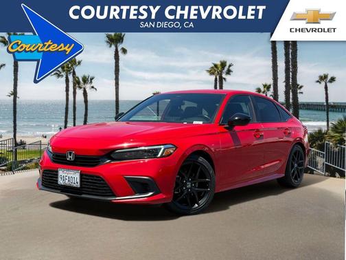 Red 2022 Honda Civic Sport