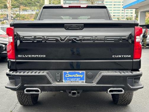 Black 2026 Chevrolet Silverado 1500 Custom Trail Boss