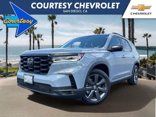 Sonic Gray Pearl 2025 Honda Pilot Sport