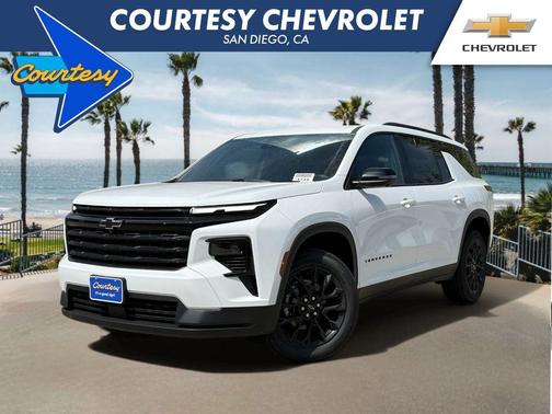 Summit White 2026 Chevrolet Traverse LT