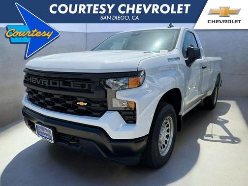 Summit White 2026 Chevrolet Silverado 1500 WT