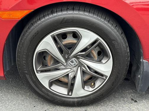 Molten Lava Pearl 2019 Honda Civic LX